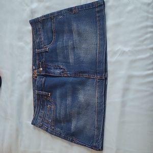 Nwt denim mini skirt